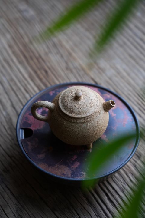 雲由山坊｜雕刻芭蕉叶壶承