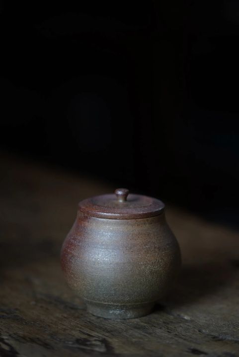 柴烧茶罐